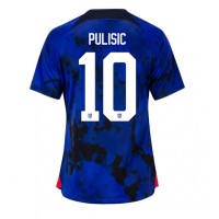 Fotbalové Dres Spojené státy Christian Pulisic #10 Dámské Venkovní MS 2022 Krátký Rukáv